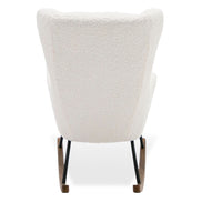 Colfax - Modern White Sheep Rocking Chair - image 3