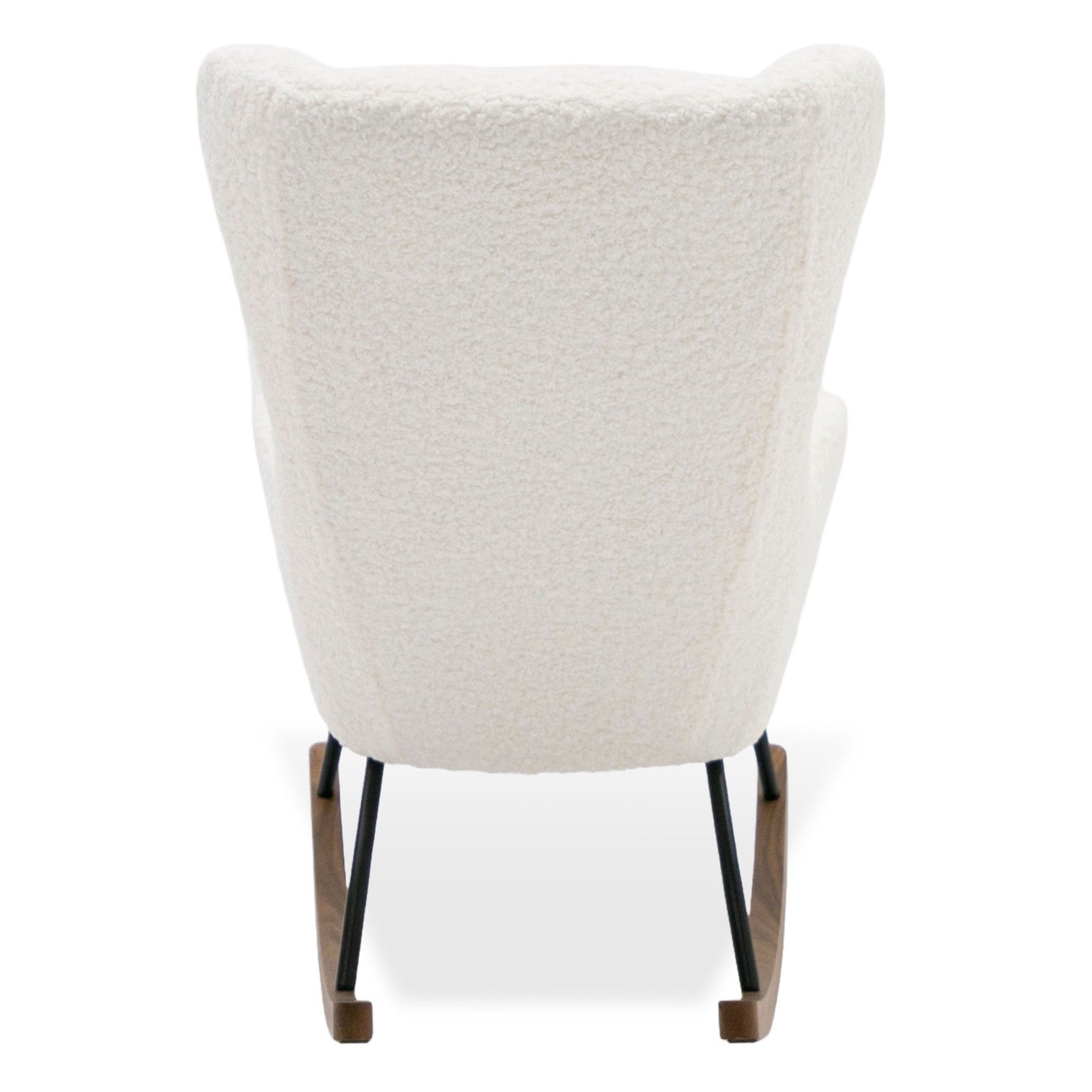 Colfax - Modern White Sheep Rocking Chair - image 3