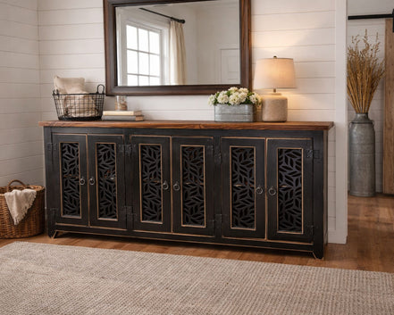 Hailey 6 Black Console