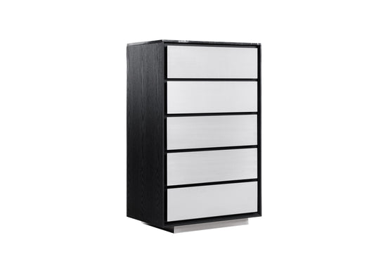 Concord - Modern Black Marble + Black Ash + Aluminum Chest - image 2