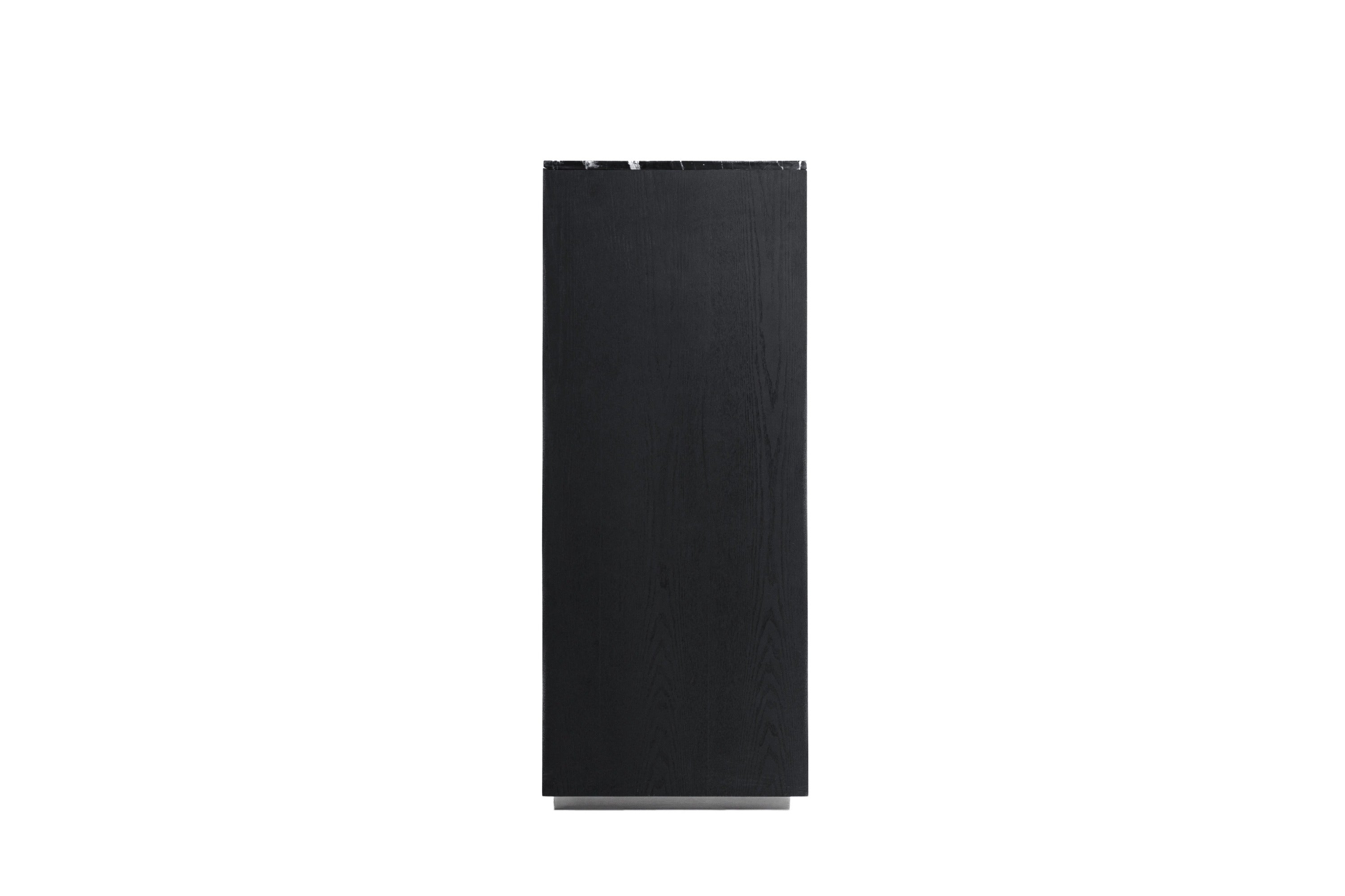 Concord - Modern Black Marble + Black Ash + Aluminum Chest - image 3
