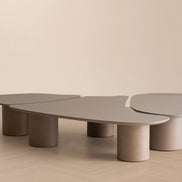 Connie - Modern White Oak Nesting Coffee Table Set