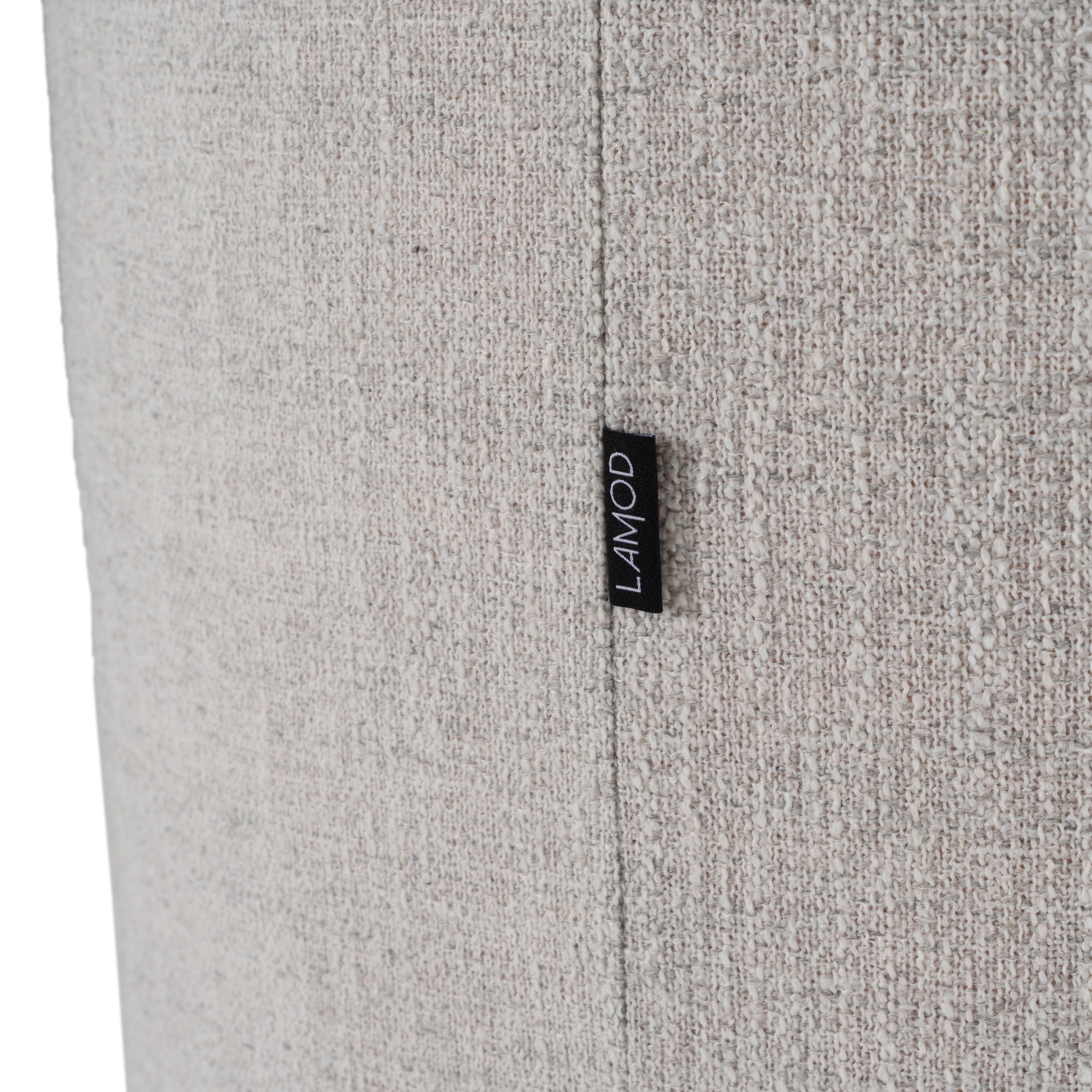 Correa - Modern Light Grey Fabric Swivel Dining Chair - image 5