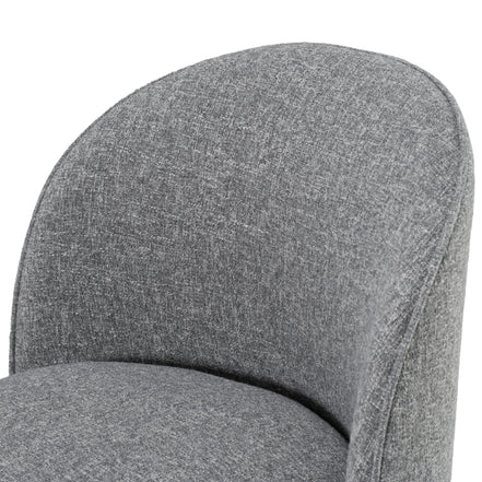 Correa - Modern Grey Fabric Swivel Dining Chair - image 5