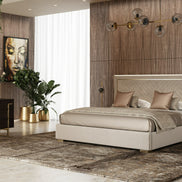 Moontide Modern Smoked Ash & Gold Nightstand - image 5