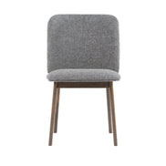 Costello - Mid-Century Modern Grey Fabric + Wenge Dining Chair (Set of 2) - image 3