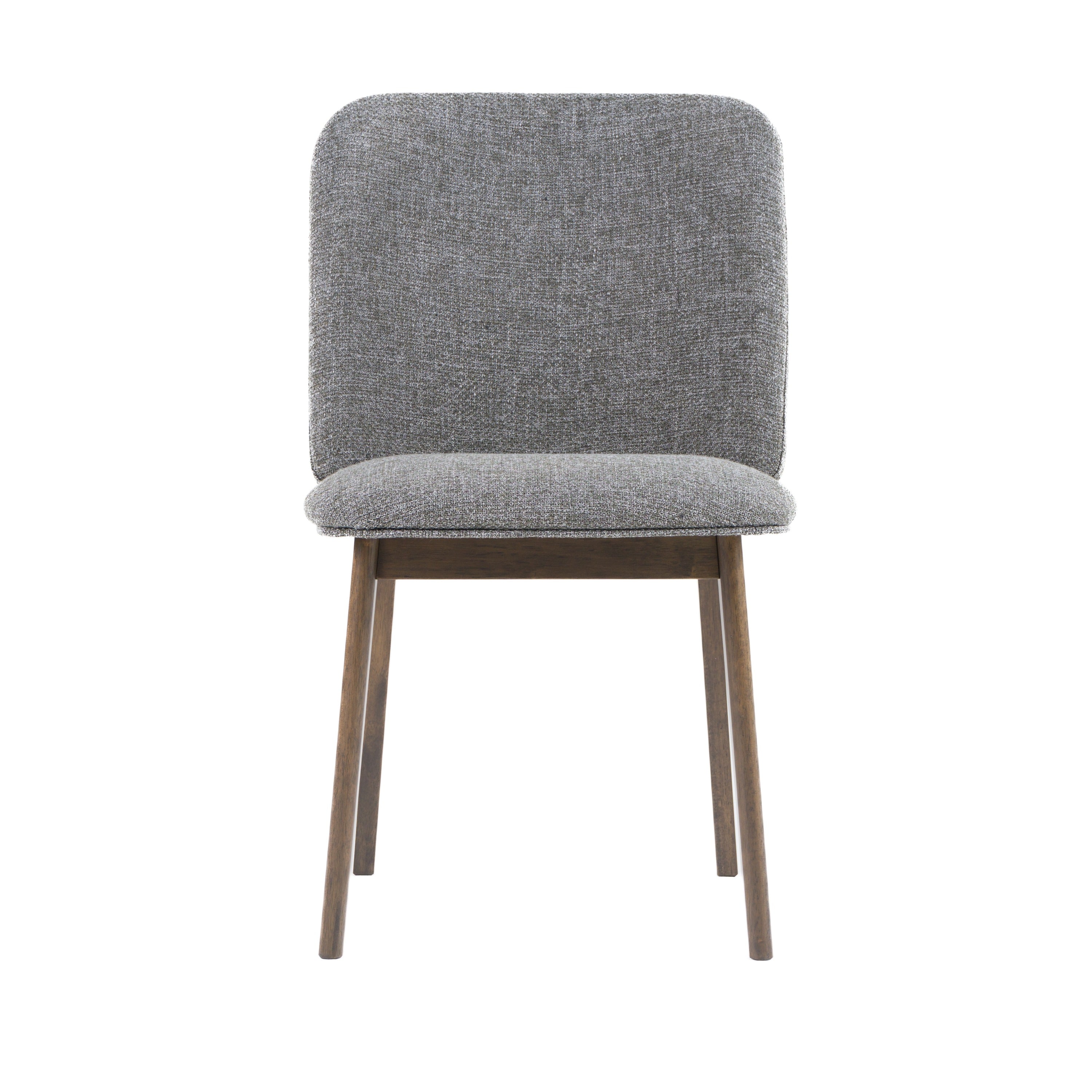 Costello - Mid-Century Modern Grey Fabric + Wenge Dining Chair (Set of 2) - image 3
