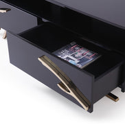 Legend Modern Black & Gold Coffee Table - image 3