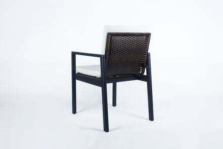 Cuba - Modern Outdoor Dining Chair Set of 2 - image 2