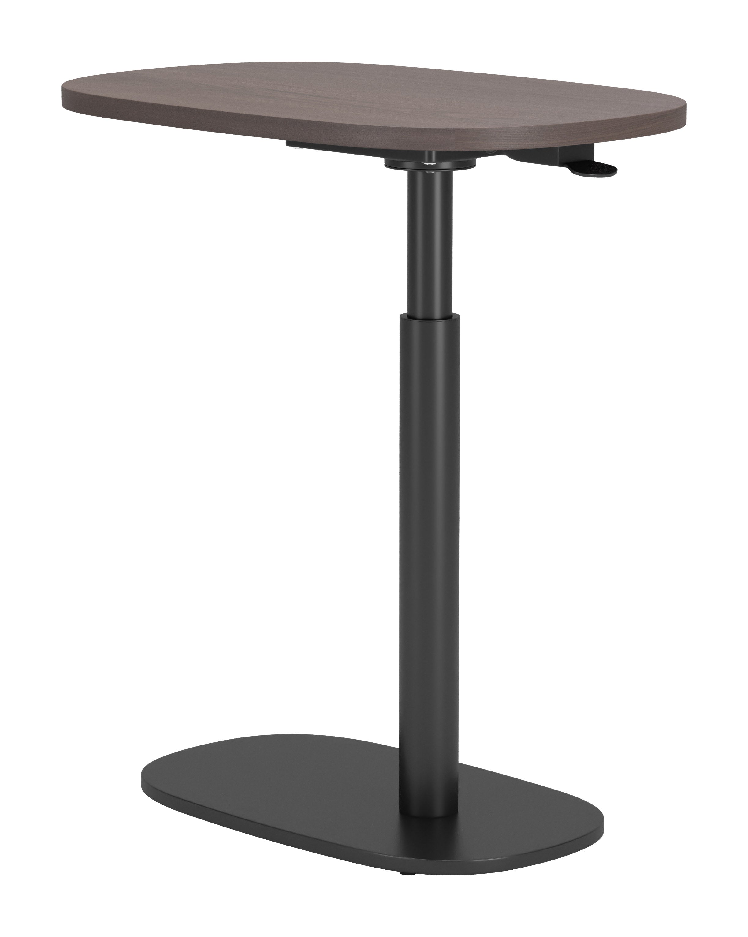 Buddy Adjustable Rotating Side Table Gray