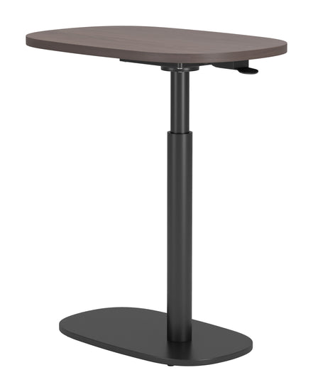 Buddy Adjustable Rotating Side Table Gray