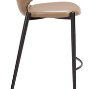 Lino Barstool (Set of 2) Taupe