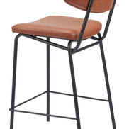 Charon Counter Stool (Set of 2) Vintage Brown
