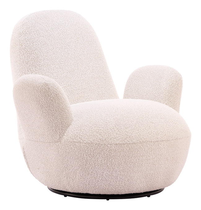 Lunet Swivel Chair Ivory