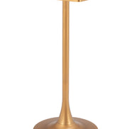 Spot Bar Table Beige & Gold