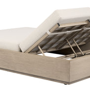 Varadero Beach Double Chaise Gray