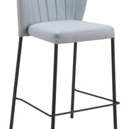Linz Counter Stool (Set of 2) Gray