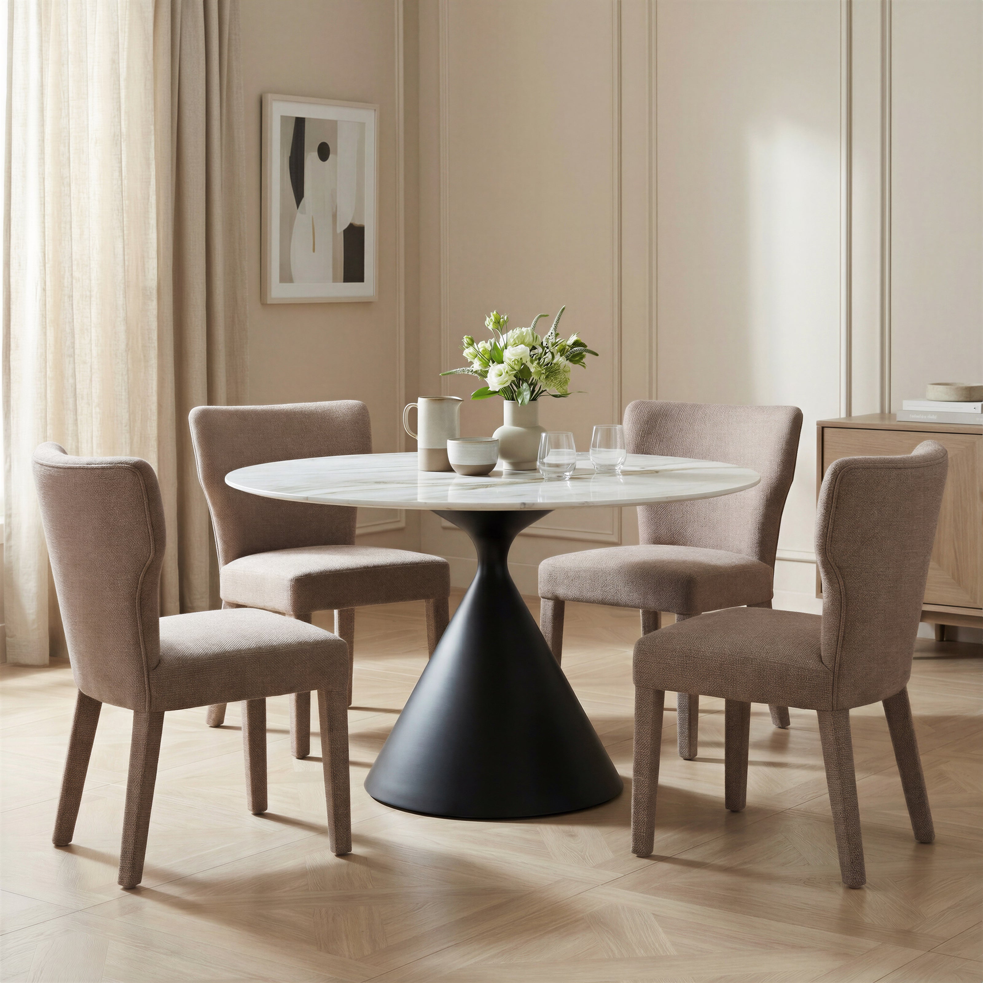 Peridot Dining Chair Taupe