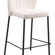 Linz Counter Stool (Set of 2) Cream