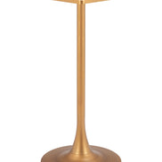 Spot Bar Table Beige & Gold