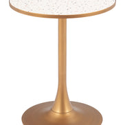 Bite Bistro Table Beige & Gold