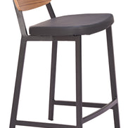 Ardenne Counter Stool (Set of 2) Black & Brown
