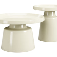 Beurre Coffee Table Set (2-Piece) Ivory