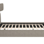 Dusa Queen Bed Olive Brown