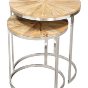 Bari Nesting Table Set (2-Piece) Natural