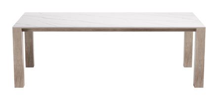 Leilani Rectangular Dining Table White
