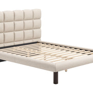 Placid Queen Bed Beige