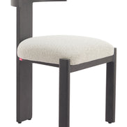 Tiana Dining Chair Black & Beige