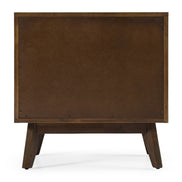 Daisy Mid-Century Dark Acacia Nightstand - image 3