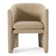 Danube - Modern Beige Fabric Dining Chair