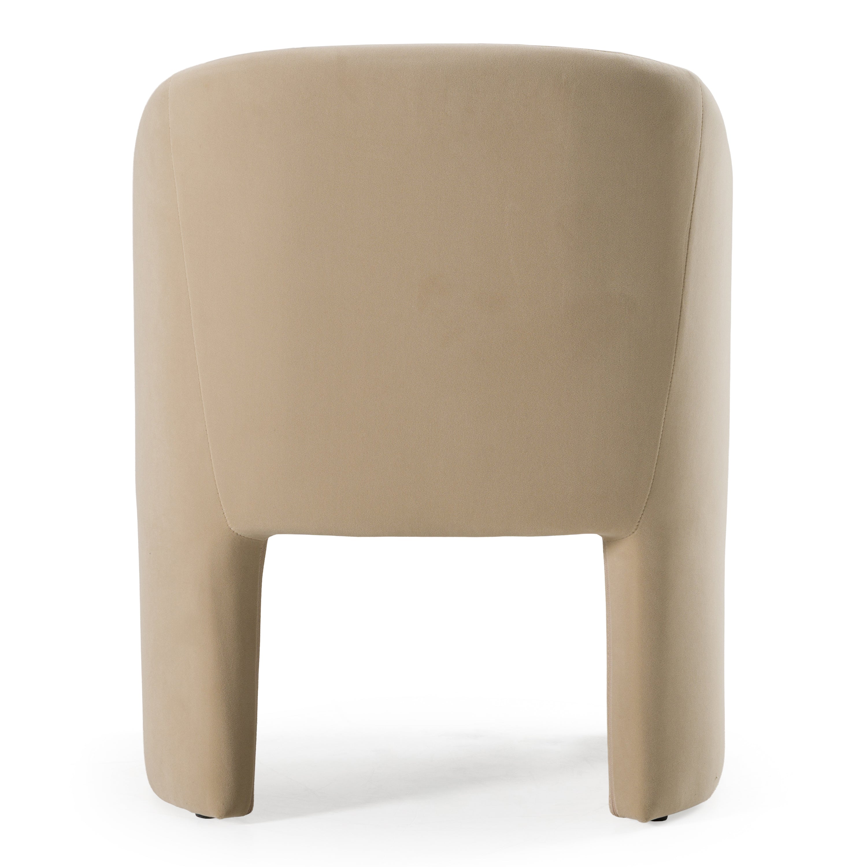 Danube - Modern Beige Fabric Dining Chair - image 4