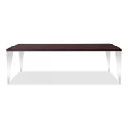 Daytona Modern Brown Oak Rectangle Dining Table - image 4