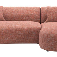 Venezia Chaise Sectional Brown