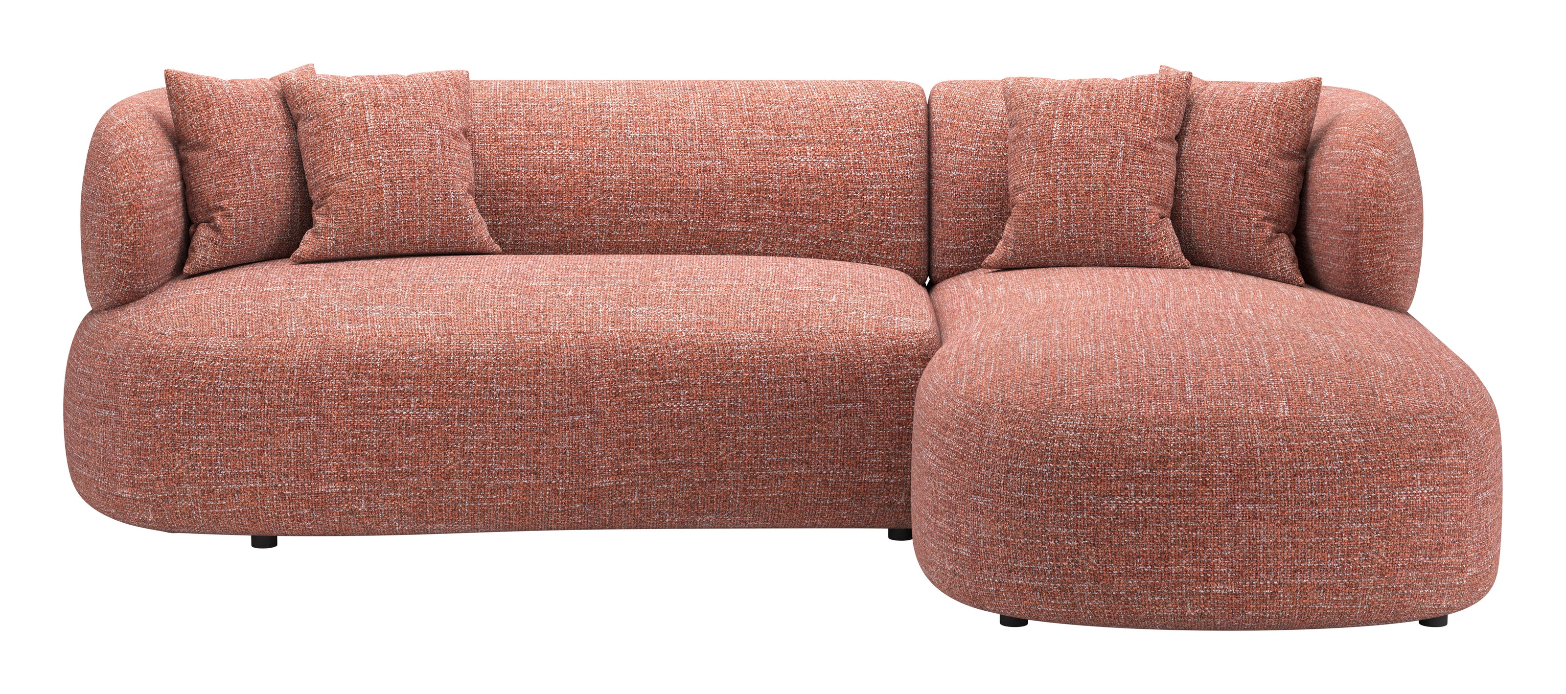 Venezia Chaise Sectional Brown