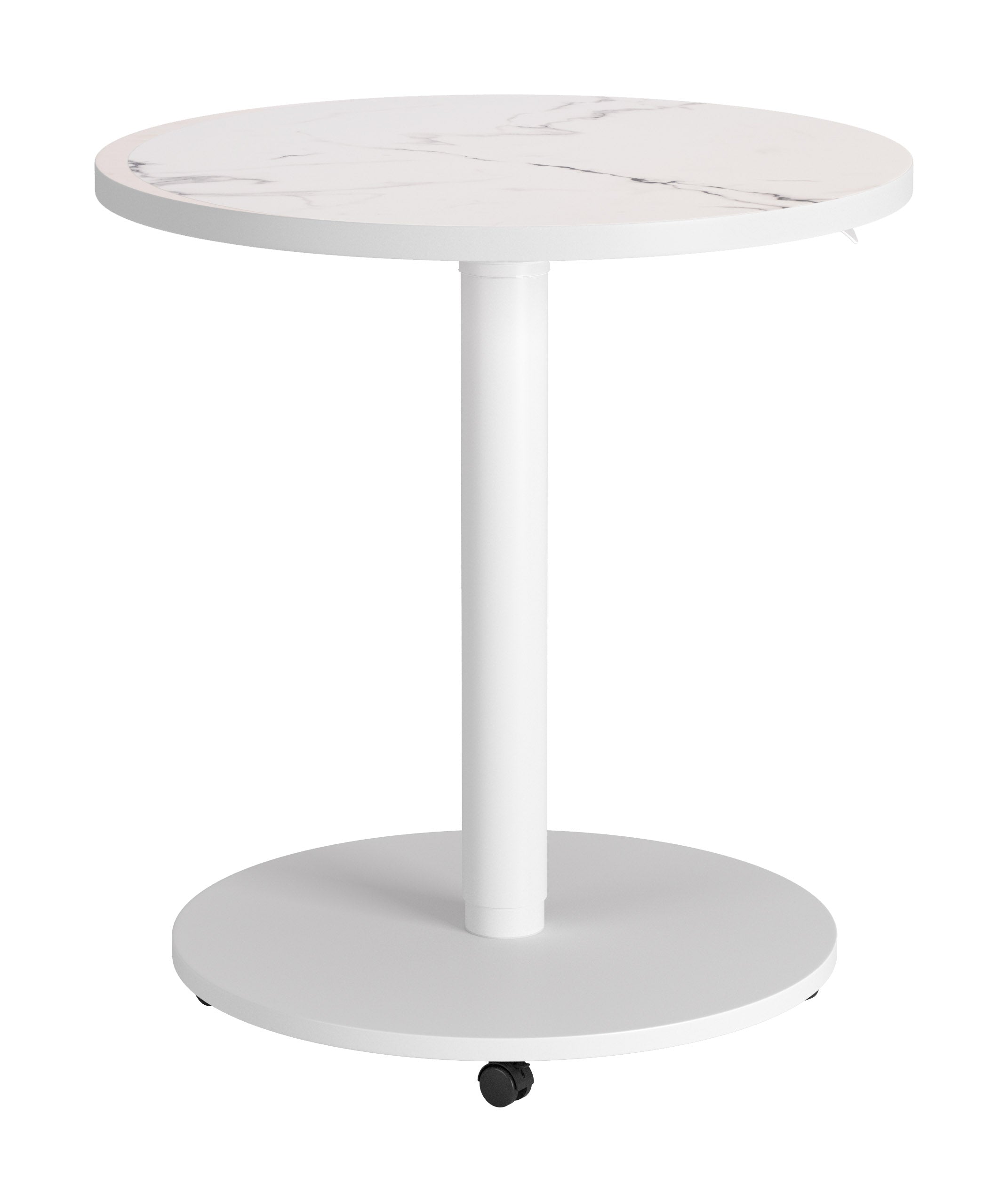 Mule Adjustable Bar Table White