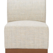 Christy Armless Chair Beige