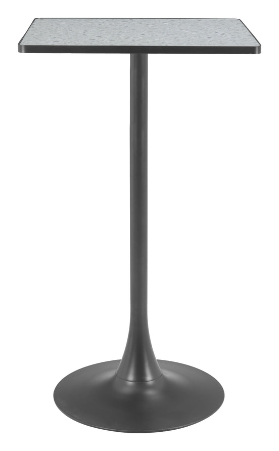 Spot Bar Table Gray & Black