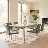 Roms Dining Table Whitewashed