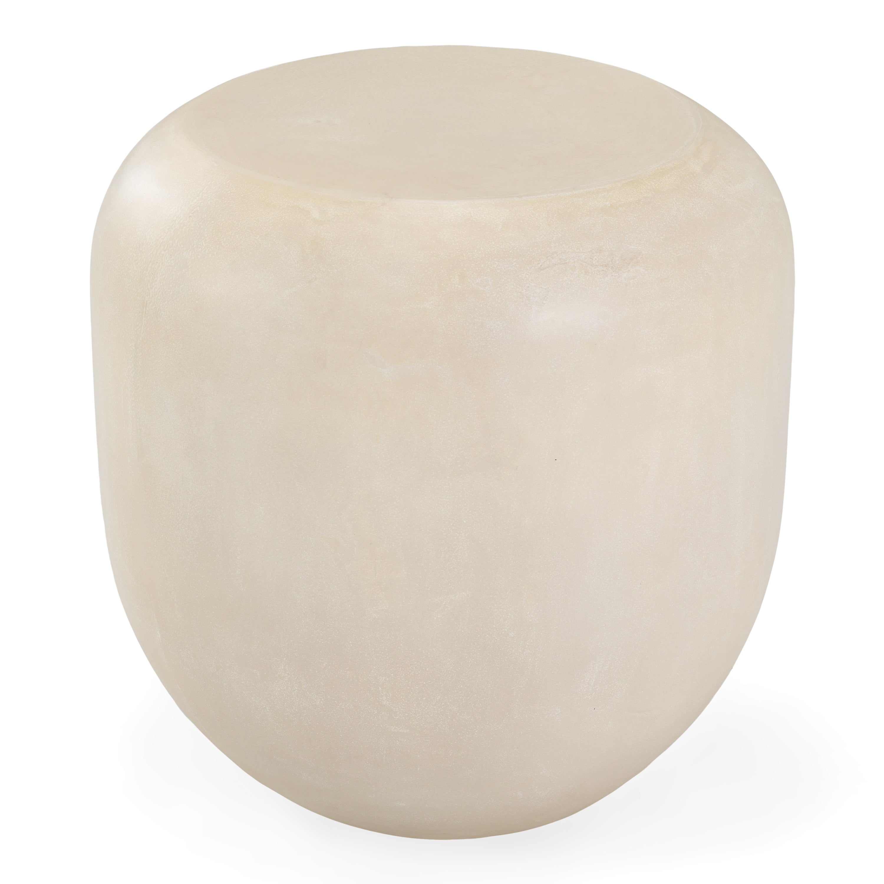 Denny - Modern Beige Fiberform End Table - image 2