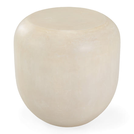 Denny - Modern Beige Fiberform End Table - image 2