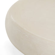 Denny - Modern Beige Fiberform Oval Coffee Table - image 4
