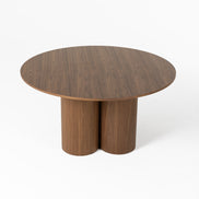 Depew - Mid-Century Modern Walnut Round Dining Table - image 2