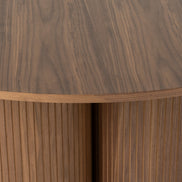 Depew - Mid-Century Modern Walnut Round Dining Table - image 3