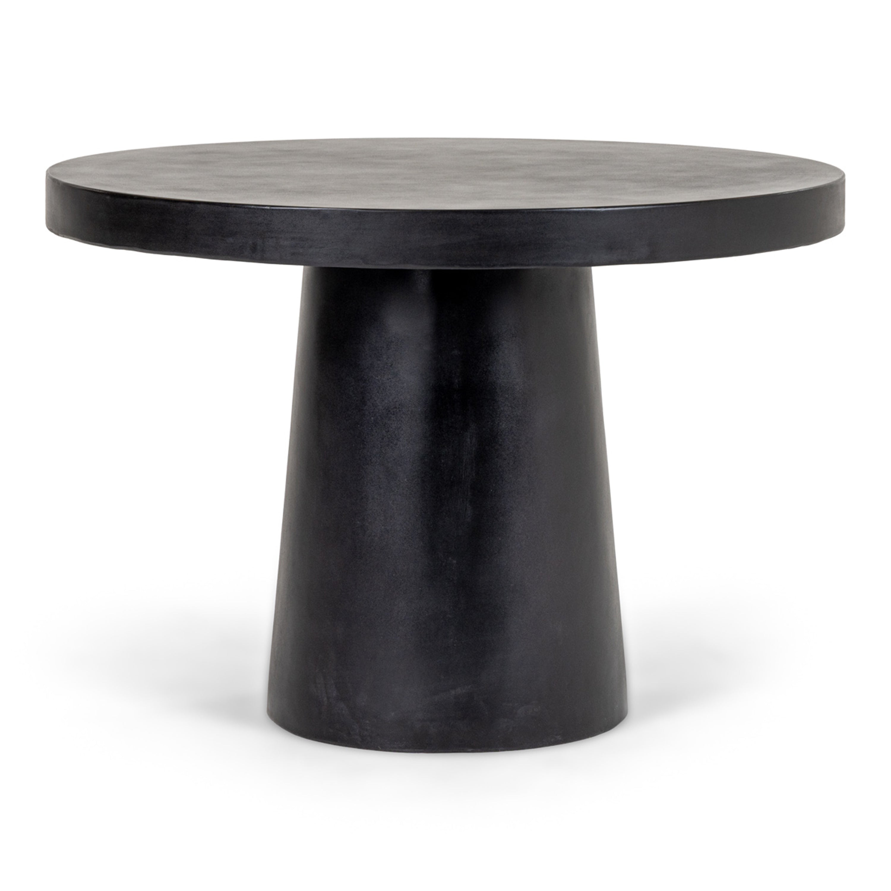 Desoto - Modern Black Concrete Round Dining Table - image 5