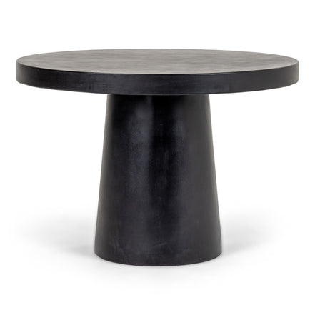 Desoto - Modern Black Concrete Round Dining Table - image 5
