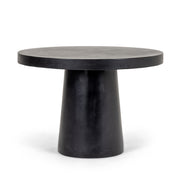 Desoto - Modern Black Concrete Round Dining Table - image 2